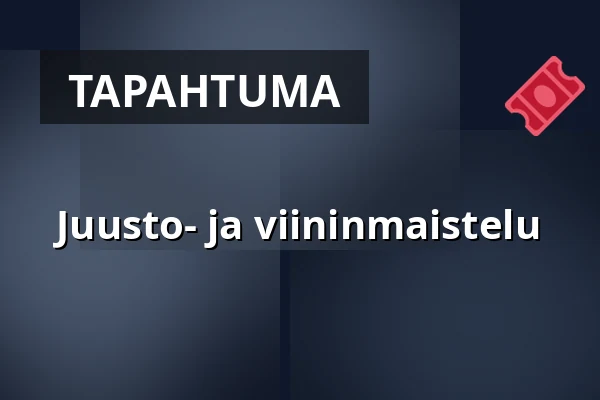 Juusto- ja viininmaistelu — Folkets Hus Uddevalla, Uddevalla