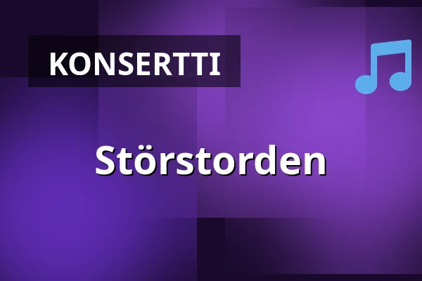 Störstorden — Sara Kulturhus Scen 2, Skellefteå