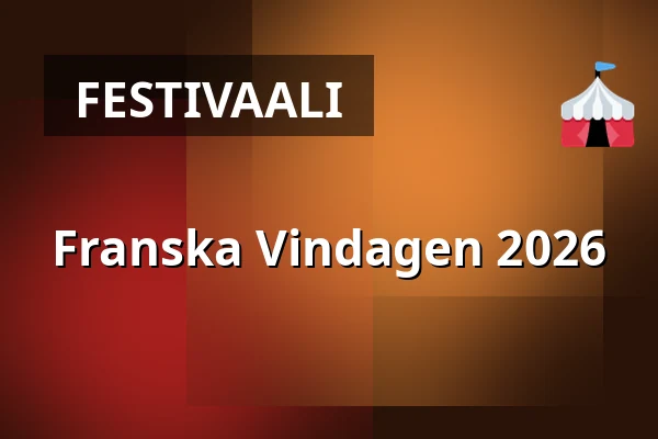 Franska Vindagen 2026 — Münchenbryggeriet – Mälarsalen, Tukholma