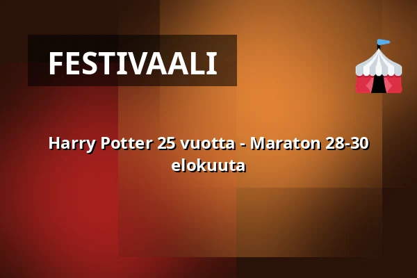 Harry Potter 25 vuotta - Maraton 28-30 elokuuta — Filmstaden, Eskilstuna