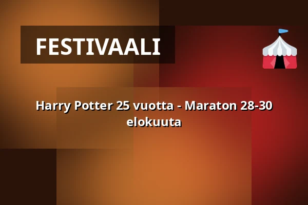 Harry Potter 25 vuotta - Maraton 28-30 elokuuta — Filmstaden, Östersund