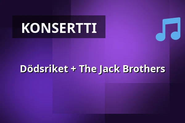 Dödsriket + The Jack Brothers — Pustervik, Göteborg
