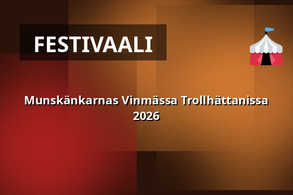 Munskänkarnas Vinmässa Trollhättanissa 2026 — NOVA Arena, Trollhättan