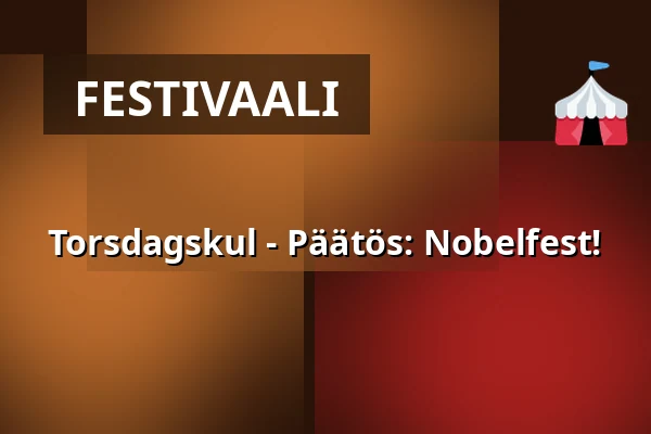 Torsdagskul - Päätös: Nobelfest! — Biotopia, Uppsala