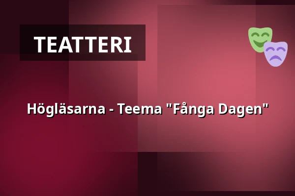 Högläsarna - Teema "Fånga Dagen" — Sergels torg, Tukholma