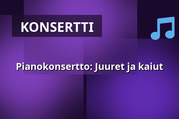 Pianokonsertto: Juuret ja kaiut — Instituto Cervantes Stockholm, Tukholma
