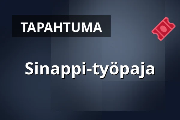 Sinappi-työpaja — Apotekarsocietetens museum, Tukholma