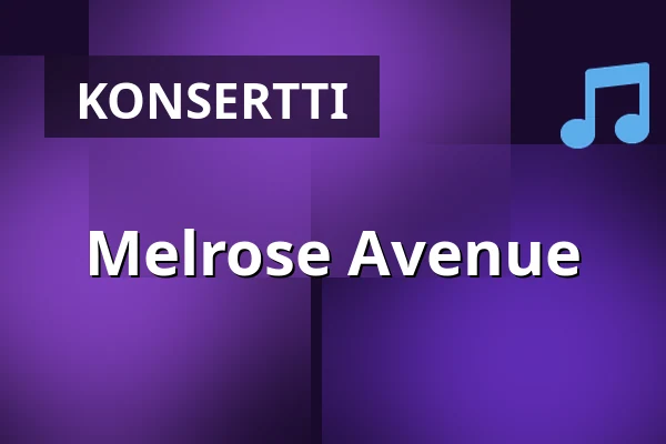 Melrose Avenue — Kollektivet Livet Bar och Scen, Tukholma