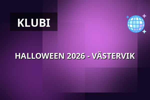 HALLOWEEN 2026 - VÄSTERVIK — VÄSTERVIK TBA, Västervik