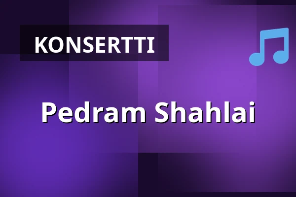 Pedram Shahlai — Stallet - Världens Musik, Tukholma
