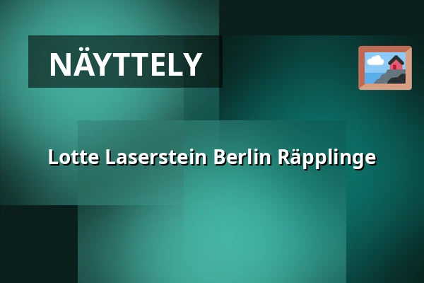 Lotte Laserstein Berlin Räpplinge — Blomstermåla Folkets hus, Blomstermåla