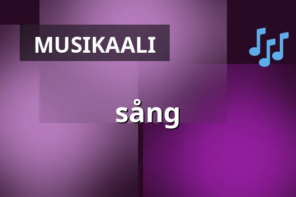 sång — Oktoberteatern (Onumrerat), Västerås
