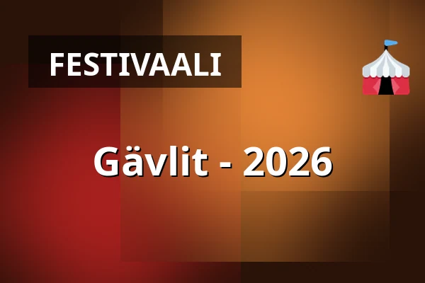 Gävlit - 2026 — Agens Kulturhus - Krusenstjernasalen, Gävle