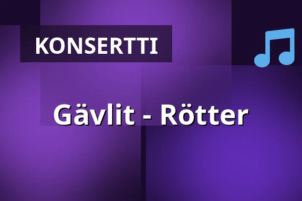 Gävlit - Rötter — Agens Kulturhus - Krusenstjernasalen, Gävle