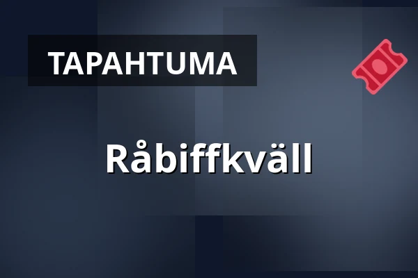 Råbiffkväll — Bryggan - Eskilstuna Golfklubb, Eskilstuna
