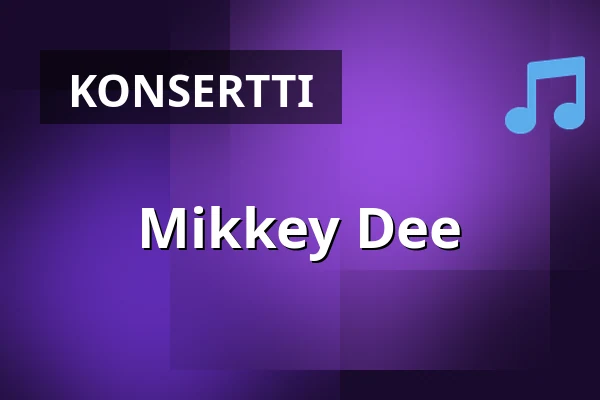 Mikkey Dee — Garden, Konsert & Kongress, Linköping