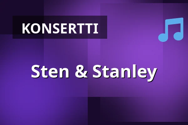 Sten & Stanley — Garden, Konsert & Kongress, Linköping