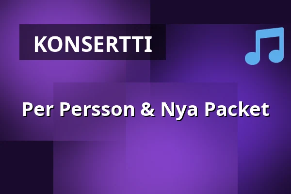 Per Persson & Nya Packet — Katalin and all that Jazz, Uppsala