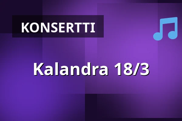 Kalandra 18/3 — Monument, Göteborg