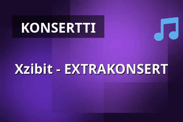 Xzibit - EXTRAKONSERT — Big Stage (Jacy'z), Göteborg