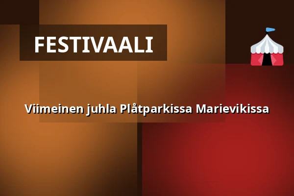 Viimeinen juhla Plåtparkissa Marievikissa — Plåtparken Marievik, Tukholma