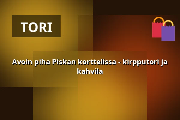 Avoin piha Piskan korttelissa - kirpputori ja kahvila — Wollmar Yxkullsgatan 41, Tukholma
