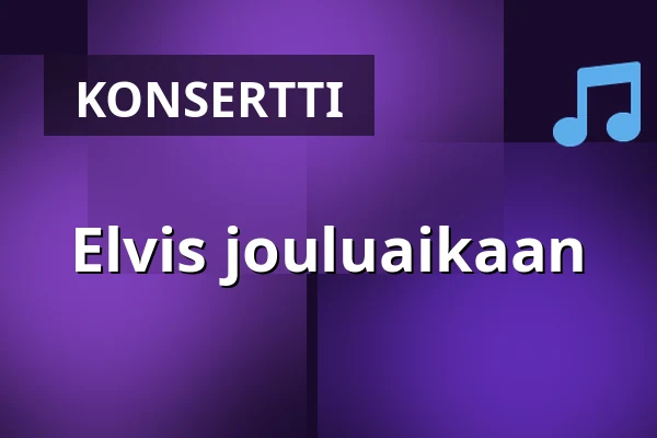 Elvis jouluaikaan — Folkets Hus Uddevalla, Uddevalla