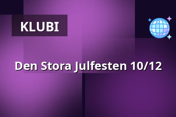 Den Stora Julfesten 10/12 — HUGO Bar & Kök Finspång, Finspång