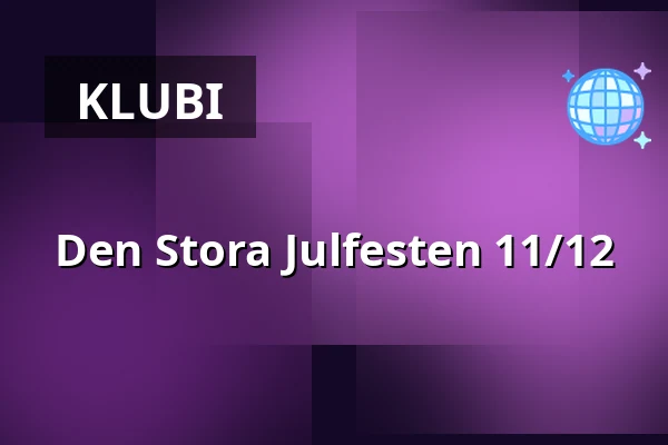 Den Stora Julfesten 11/12 — HUGO Bar & Kök Finspång, Finspång