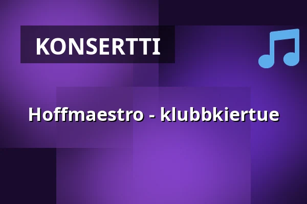 Hoffmaestro - klubbkiertue — Gasklockorna Gävle - Stora gasklockan, Gävle