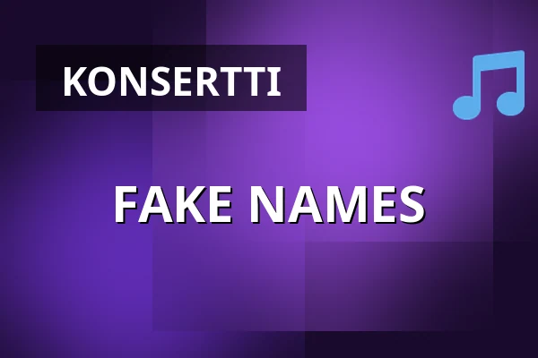 FAKE NAMES — Stage Umeå, Uumaja