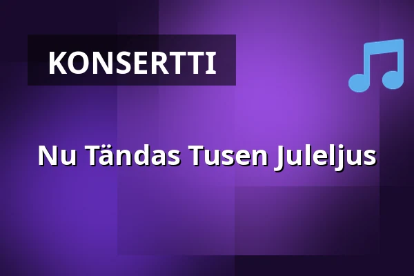 Nu Tändas Tusen Juleljus — Råda Rum, Mölnlycke