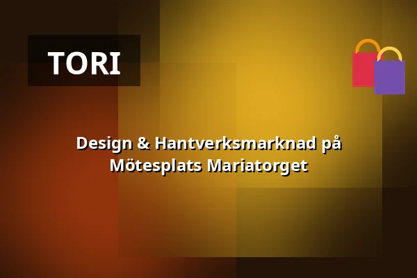Design & Hantverksmarknad på Mötesplats Mariatorget — Mötesplats Mariatorget, Tukholma