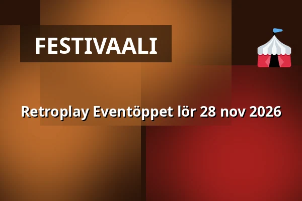 Retroplay Eventöppet lör 28 nov 2026 — Retroplay Skurup, Skurup