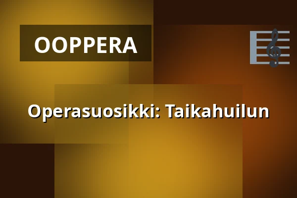 Operasuosikki: Taikahuilun — Kino 1, Lund
