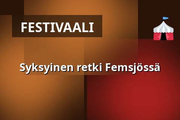 Syksyinen retki Femsjössä — friesmuséet, Femsjö