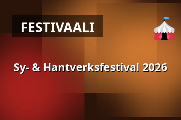 Sy- & Hantverksfestival 2026 — Stockholm Convention Center, Tukholma