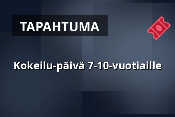 Kokeilu-päivä 7-10-vuotiaille — Kungliga Svenska Balettskolan, Tukholma