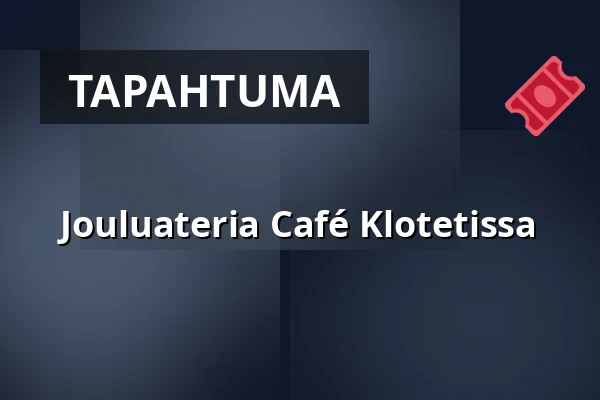 Jouluateria Café Klotetissa — Café Klotet, Tukholma