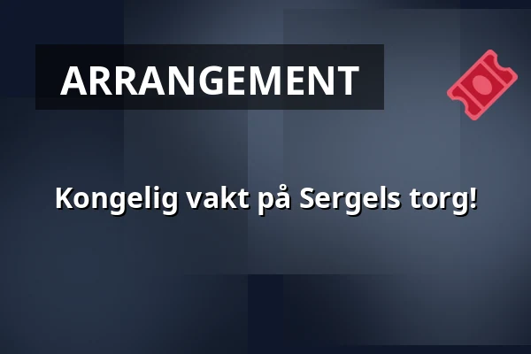 Kongelig vakt på Sergels torg! — På Sergels torg, Stockholm