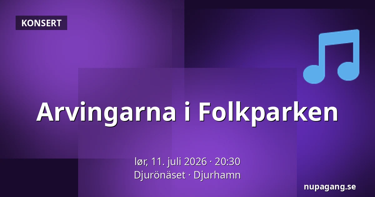 Arvingarna i Folkparken — Djurönäset, Djurhamn