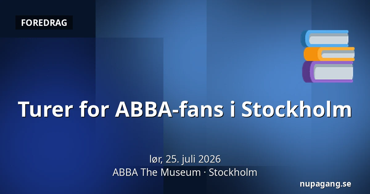 Turer for ABBA-fans i Stockholm — ABBA The Museum, Stockholm