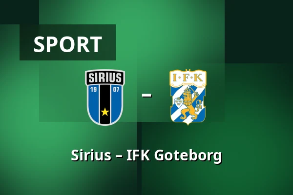 Sirius – IFK Goteborg — Studenternas IP, Uppsala