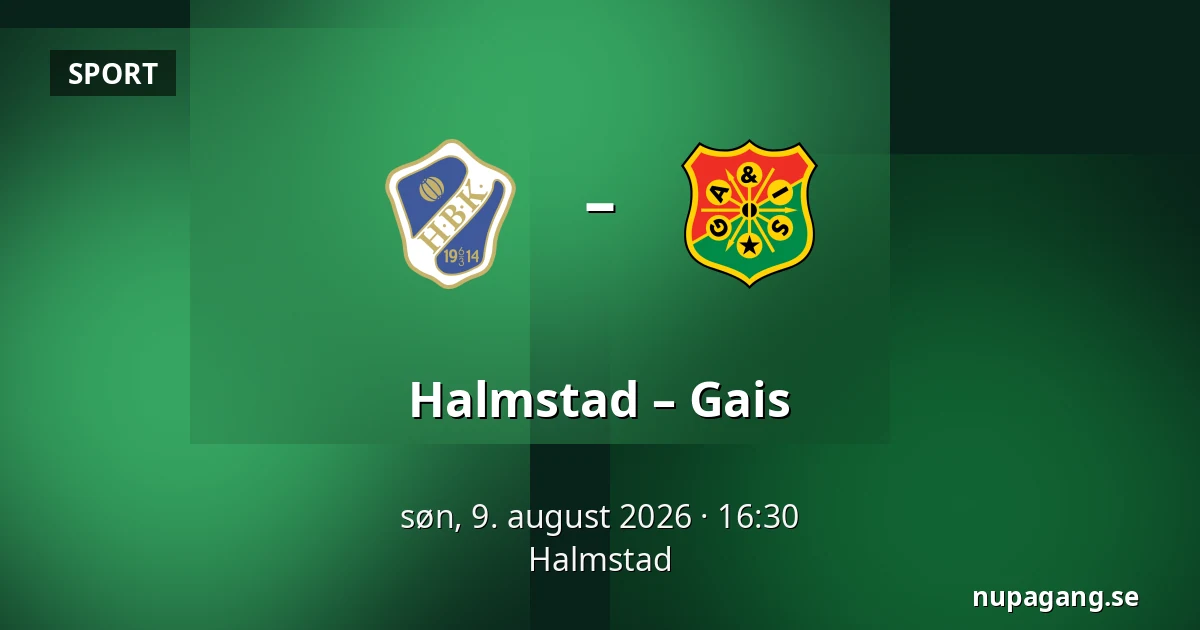 Halmstad – Gais — Halmstad