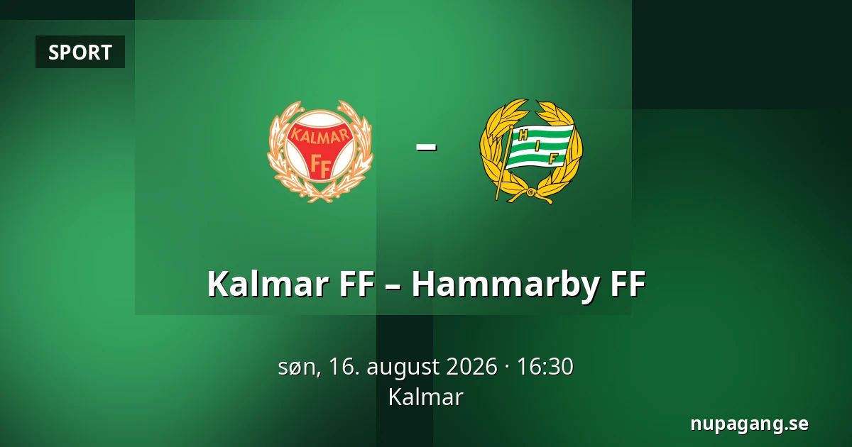 Kalmar FF – Hammarby FF — Kalmar