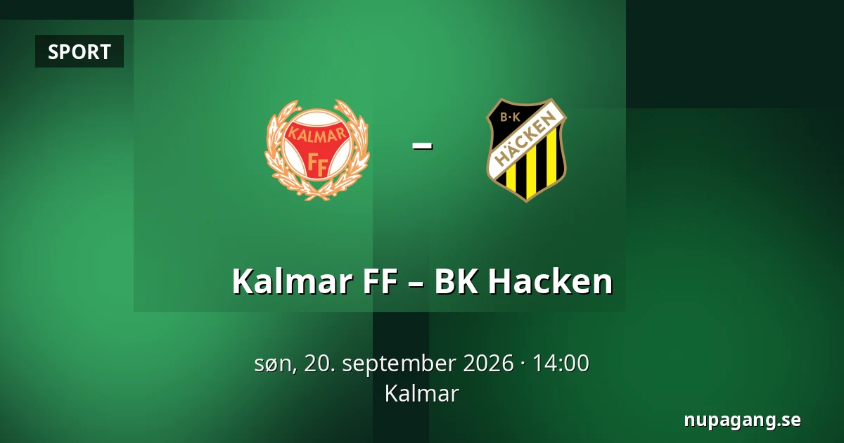 Kalmar FF – BK Hacken — Kalmar