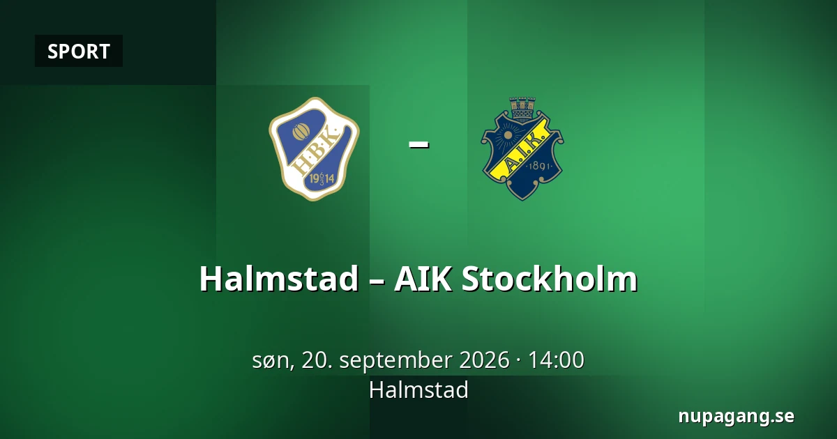 Halmstad – AIK Stockholm — Halmstad