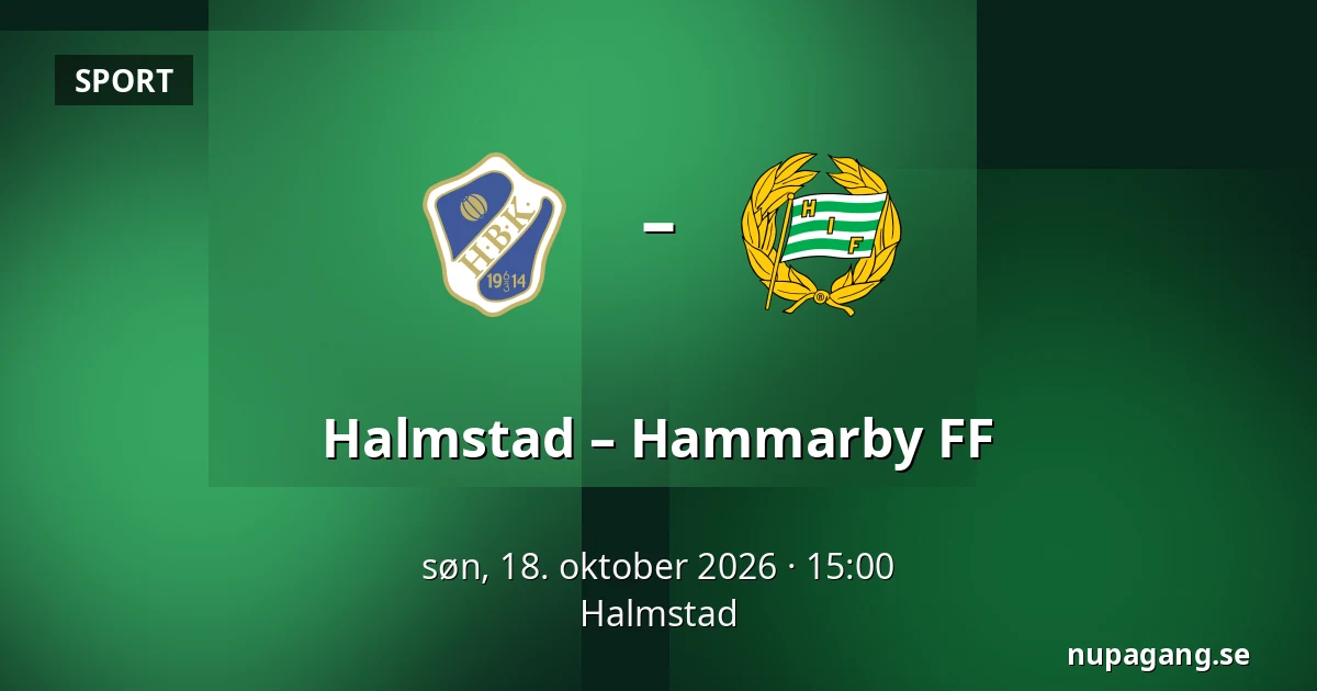 Halmstad – Hammarby FF — Halmstad
