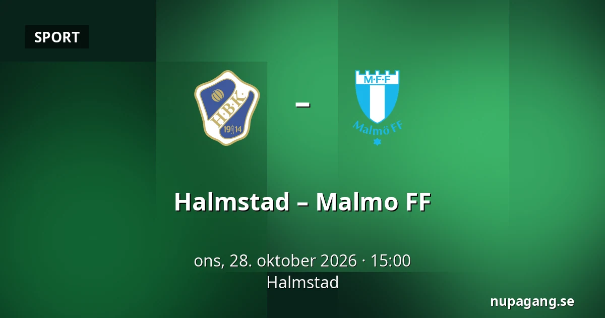Halmstad – Malmo FF — Halmstad