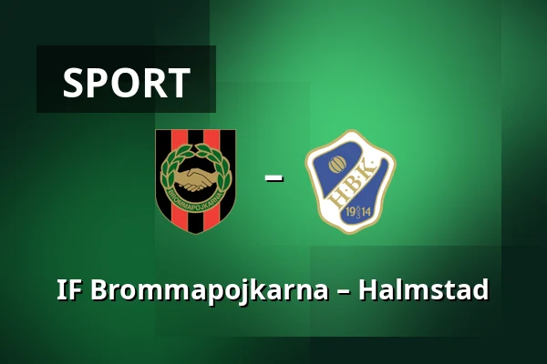 IF Brommapojkarna – Halmstad — Grimsta IP, Stockholm